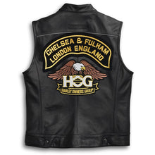 H.O.G.® Chelsea & Fulham Chapter Rocker Patch Traditional - Small & Large