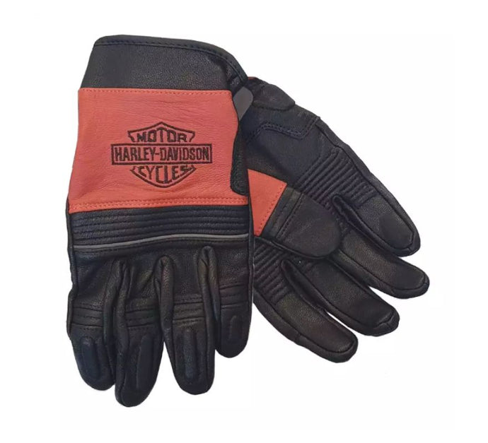 Harley-Davidson® Men's Grapnel Leather Gloves Colorblock - 98147-22EM