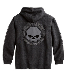 Harley-Davidson  Mens Hooded Skull Sweatshirt - 99107-18Vm Hoodies